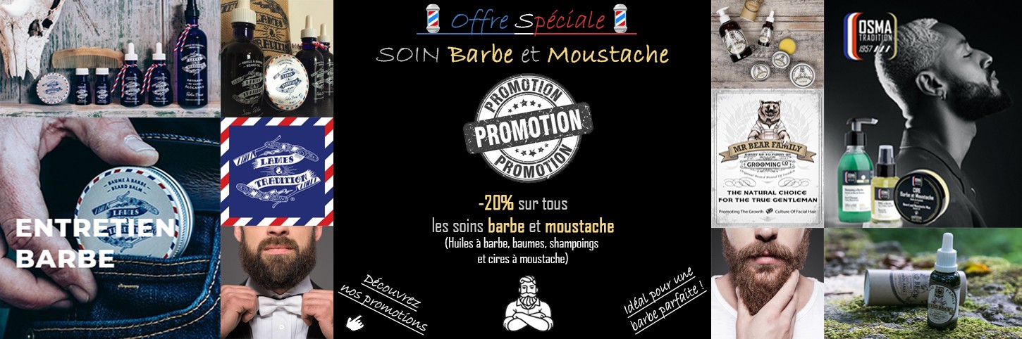 Promotion Soin Barbe et Moustache